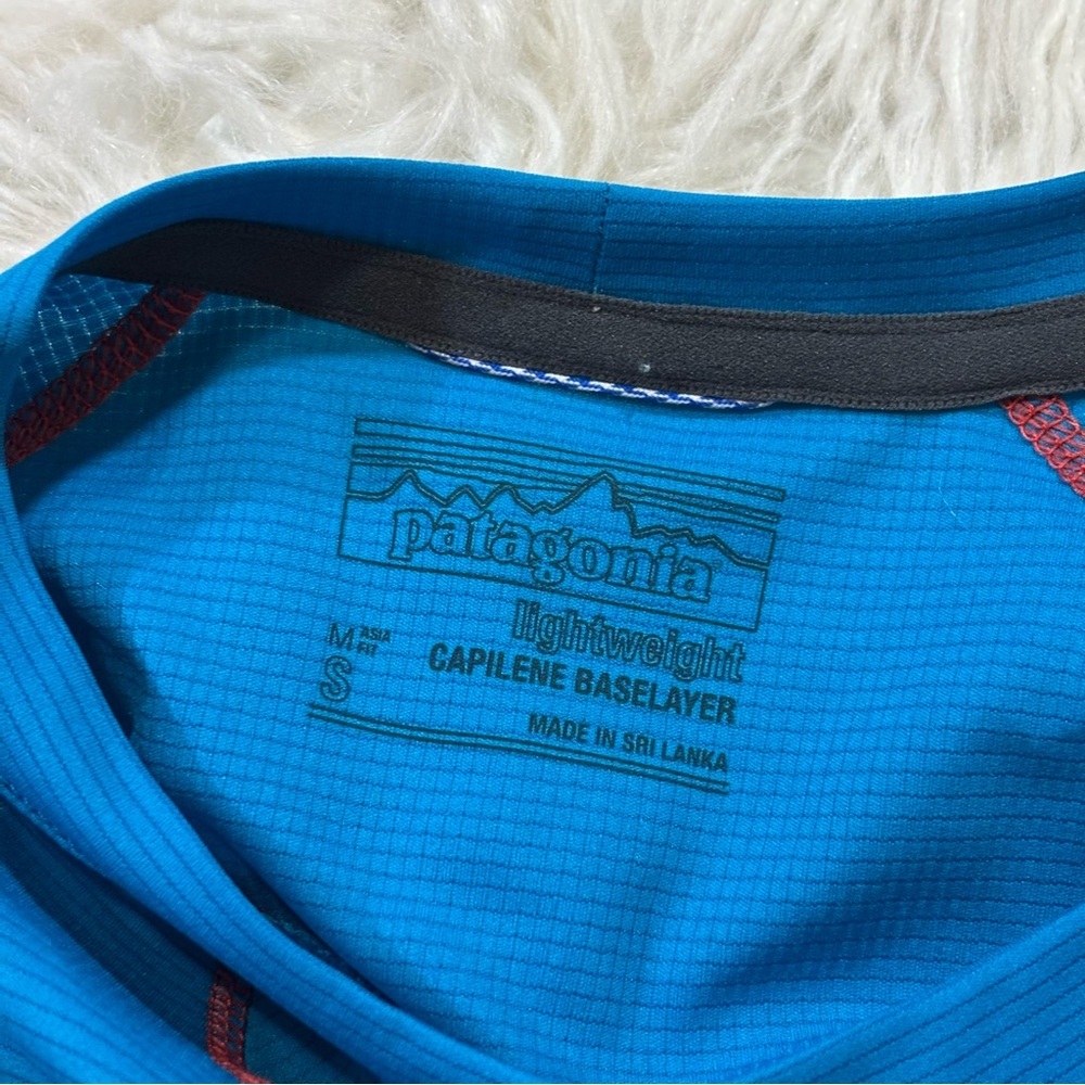 Patagonia capilene Base layer lightweight longsleeve top blue - Picture 9 of 11